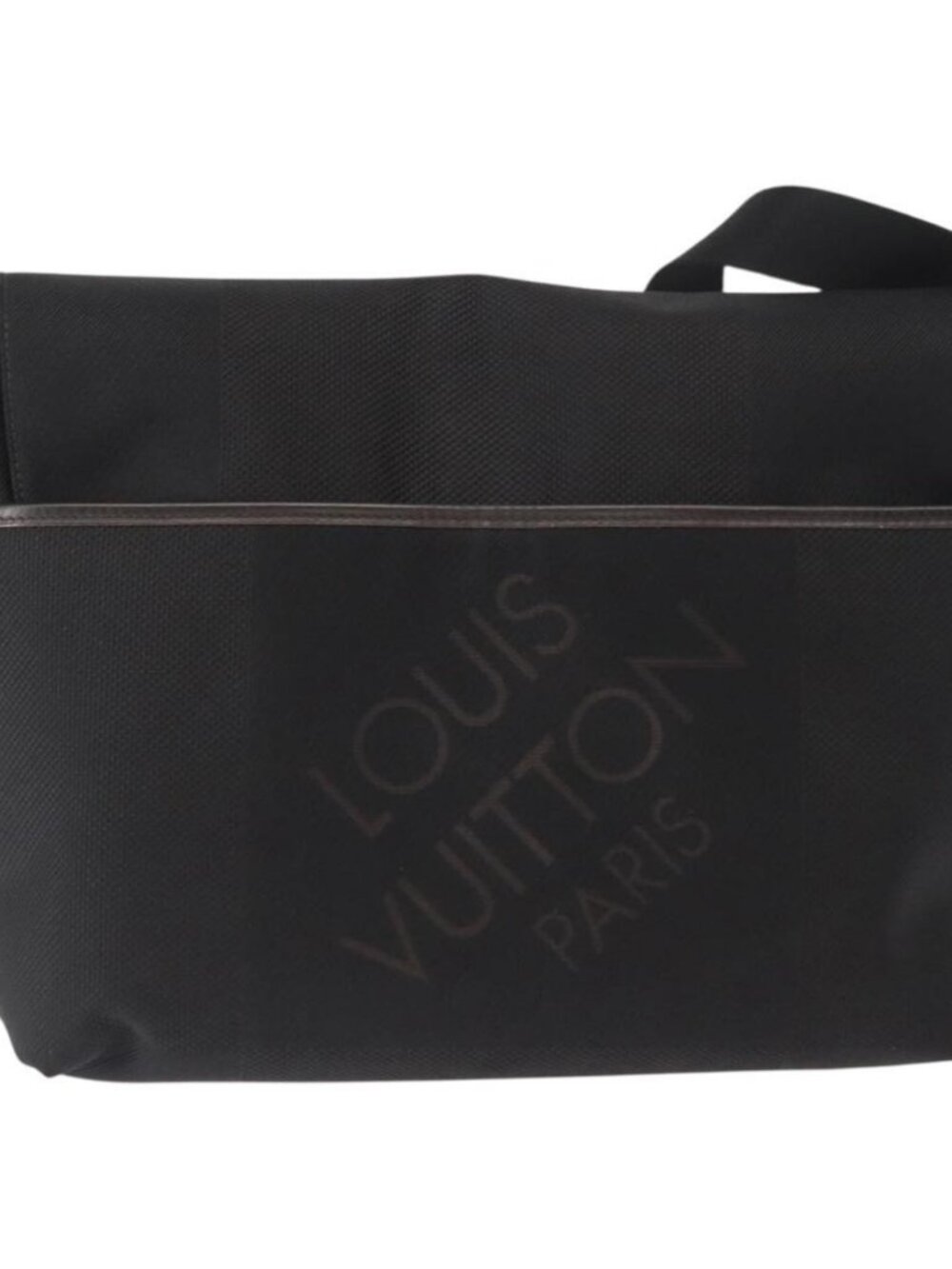 Authentic LOUIS VUITTON Damier Geant Roux Shoulder Bag Black M93079 LV - Picture 9 of 16